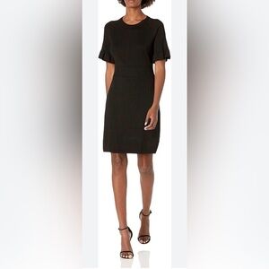 NWT Calvin Klein Elegant Black knit dress. Size XL,